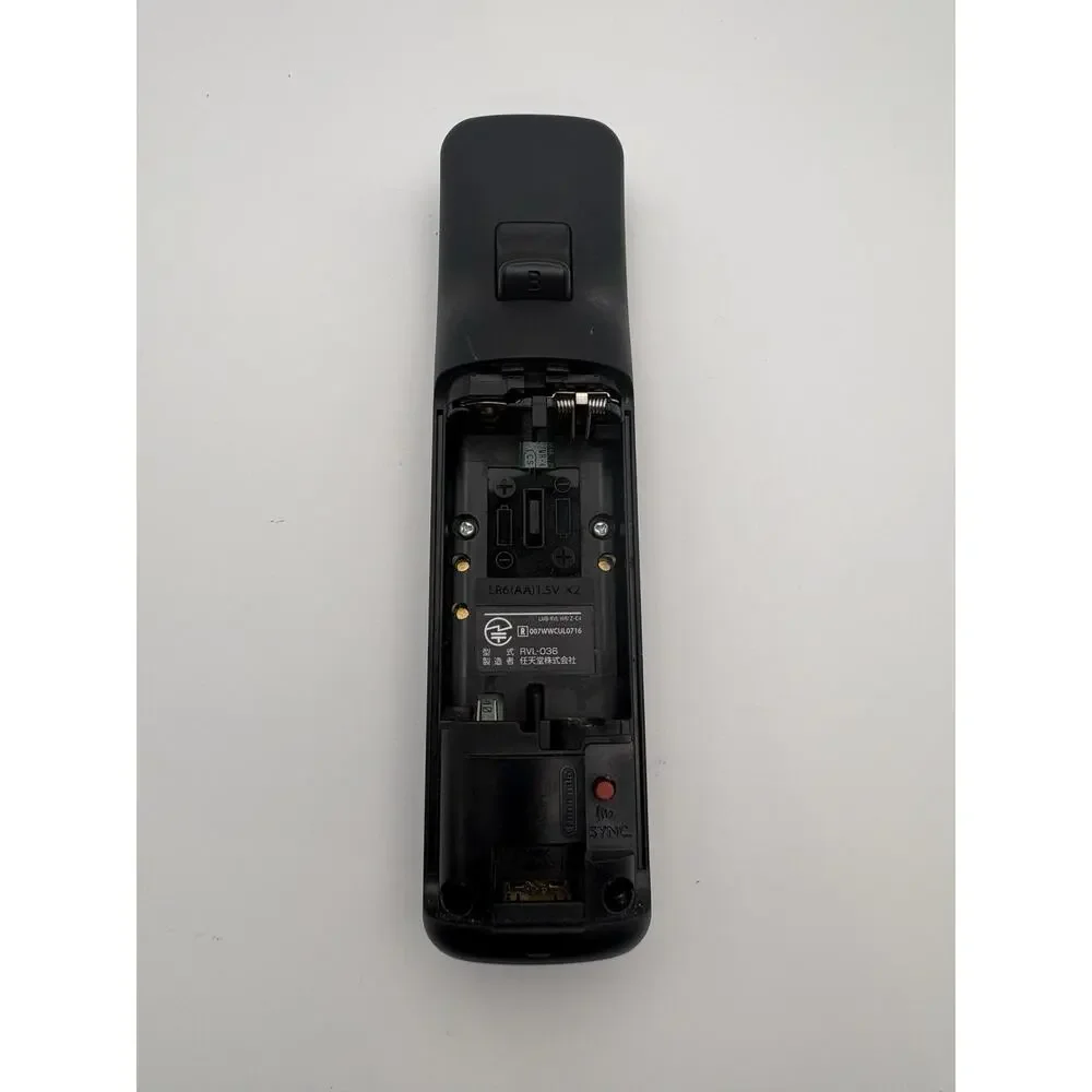OEM Nintendo Wii Motion Plus Black Controller RVL-036 W/ Silicone Cover Tested
